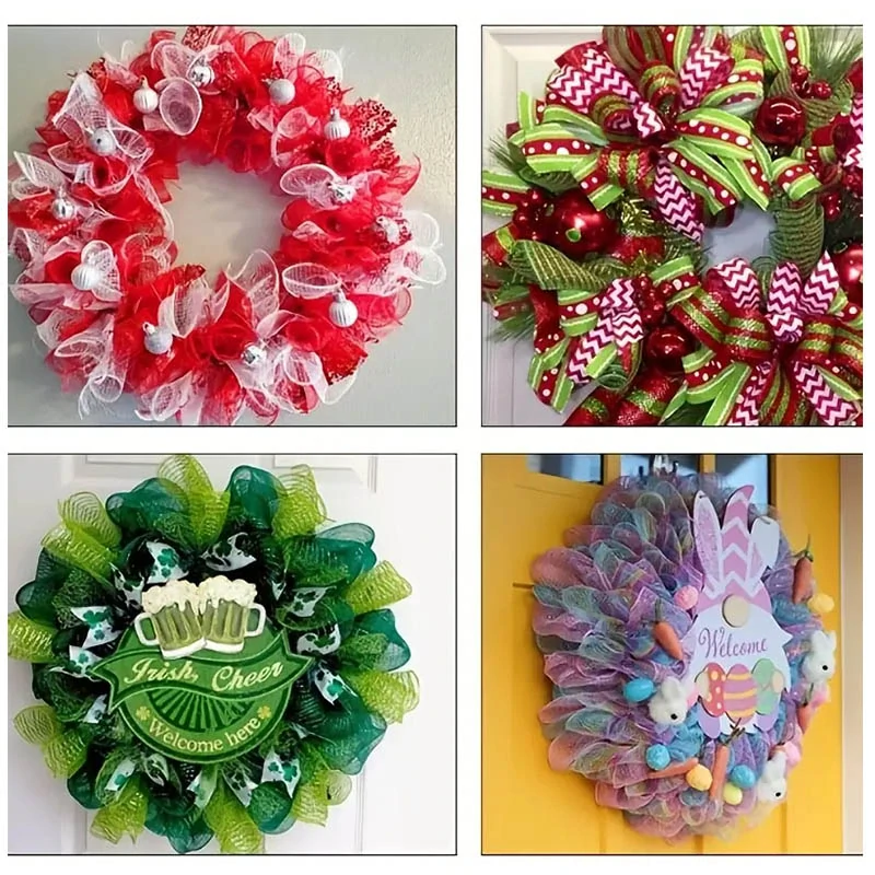 Stuha saténová so srdiečkami - 23 m x 2,5 cm : červená