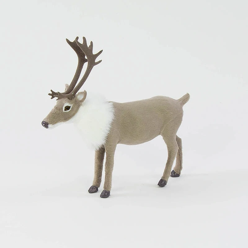 Sob sivý - Vianočná dekorácia 12 x 11,5cm