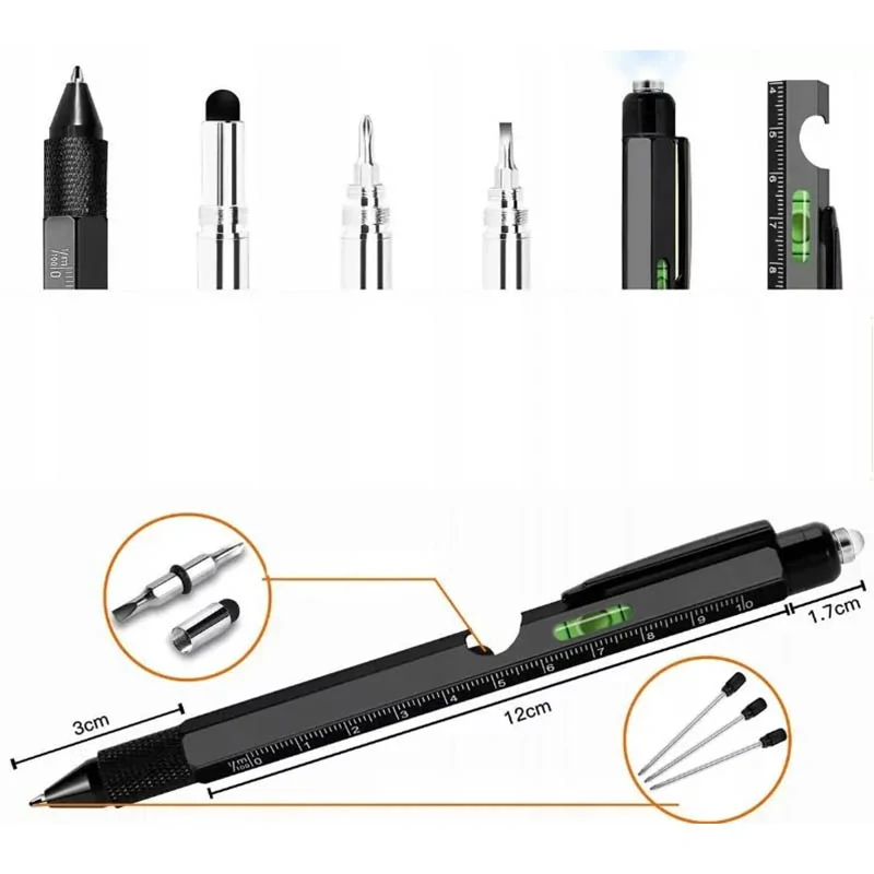 Multifunkčné pero 8v1