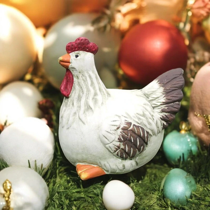 Veľkonočná figúrka - Sliepka 14,5 x 14 x 11cm 