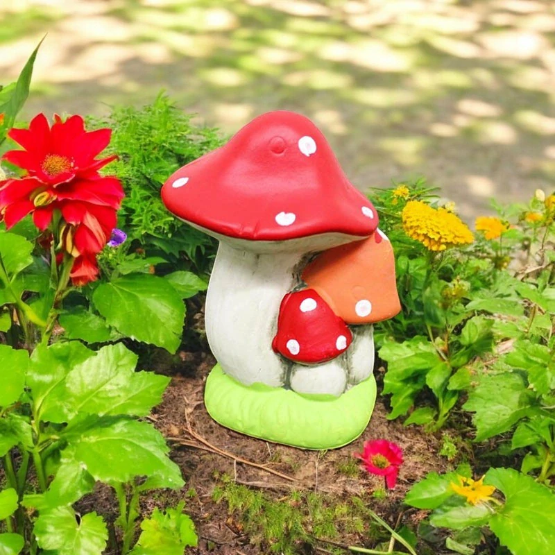 Muchotrávka červená - Záhradná keramická figúrka: 15cm