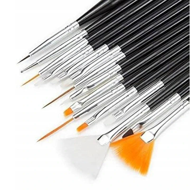 Sada štetcov na zdobenie nechtov 15ks