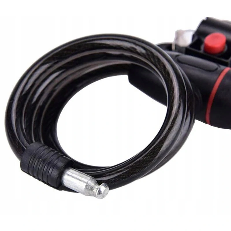 Zámok na bicykel 120cm s kľúčom