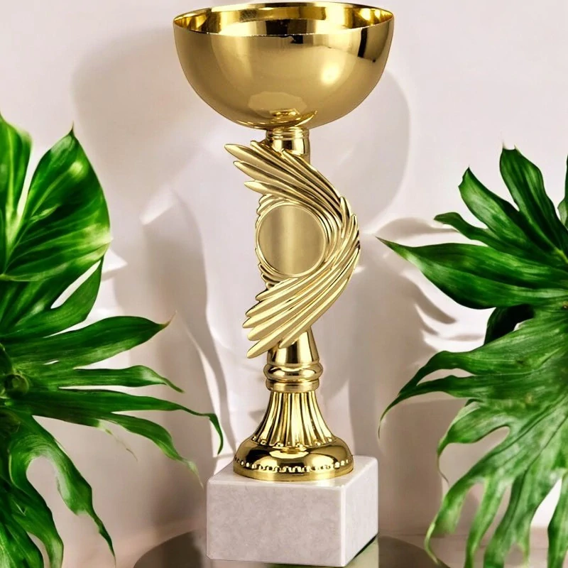 ZAFIRA : Pohár zlatý - 17,5cm