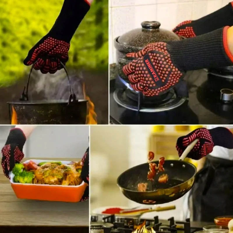 Žiaruvzdorné rukavice na grilovanie