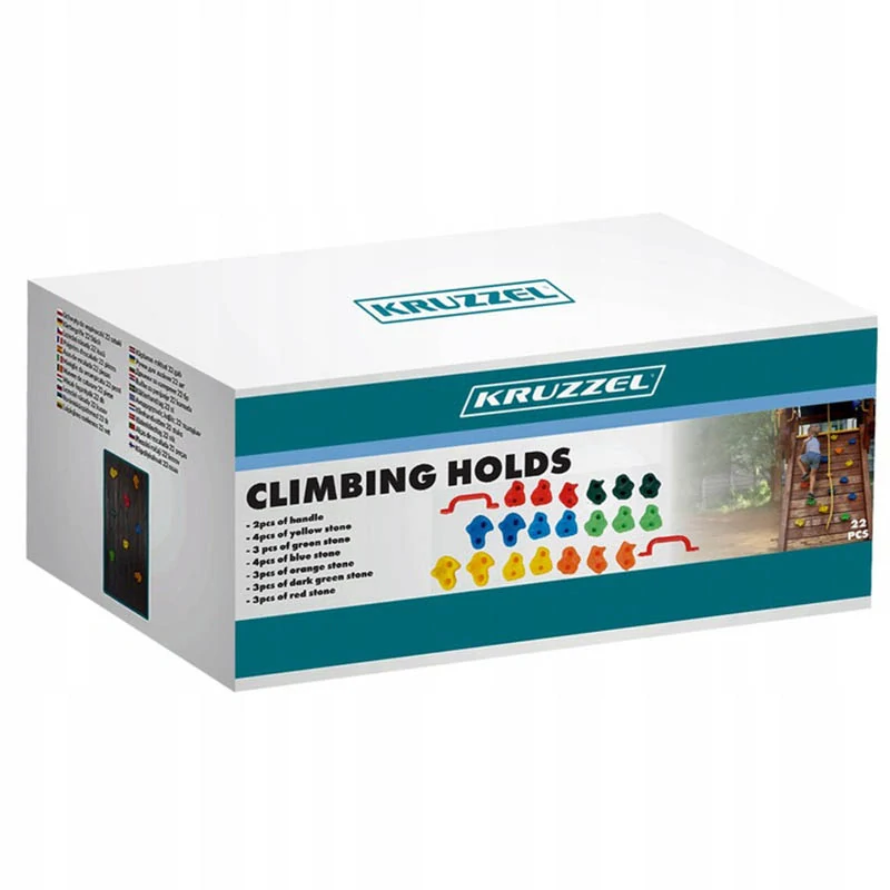 Lezecké kamene na detskú lezeckú stenu 22ks