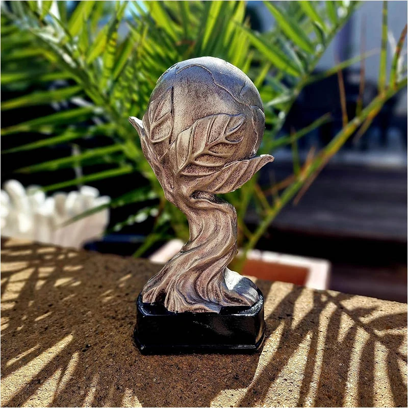 Ekológia - Elegantná trofej na mramorovom podstavci s vlastným textom: 20cm