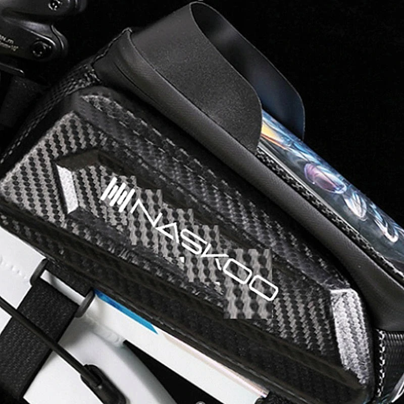 Vodeodolná cyklistická taška na rám s držiakom na telefón