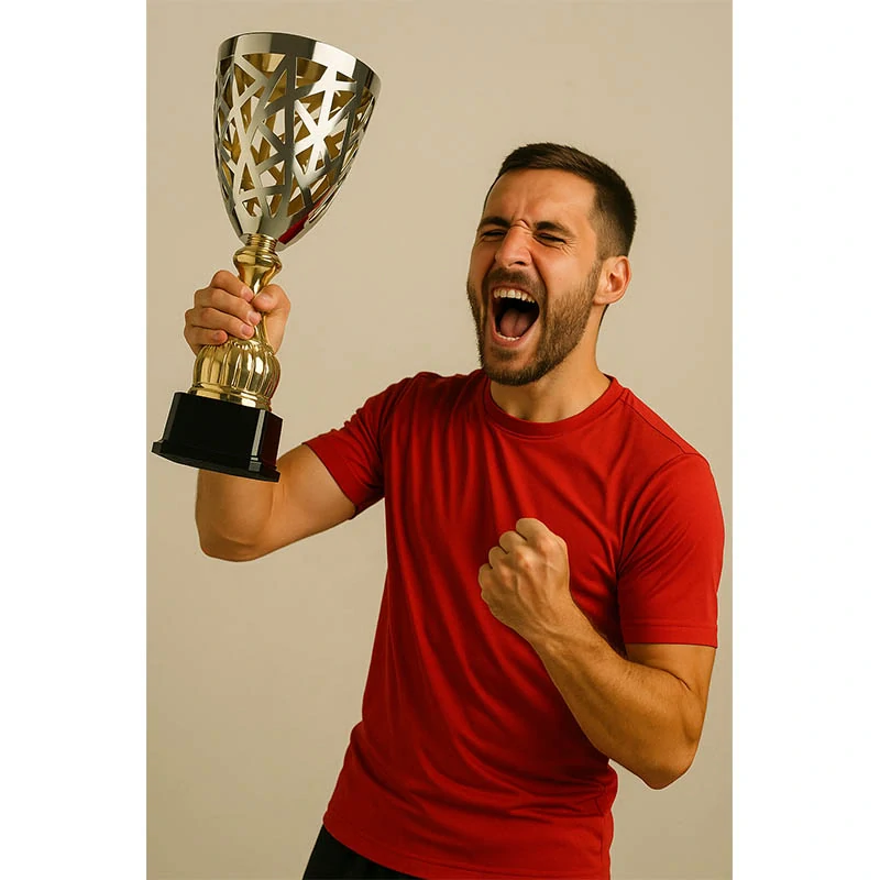 Pohár zlatý / strieborný Exclusive – 37,5 cm