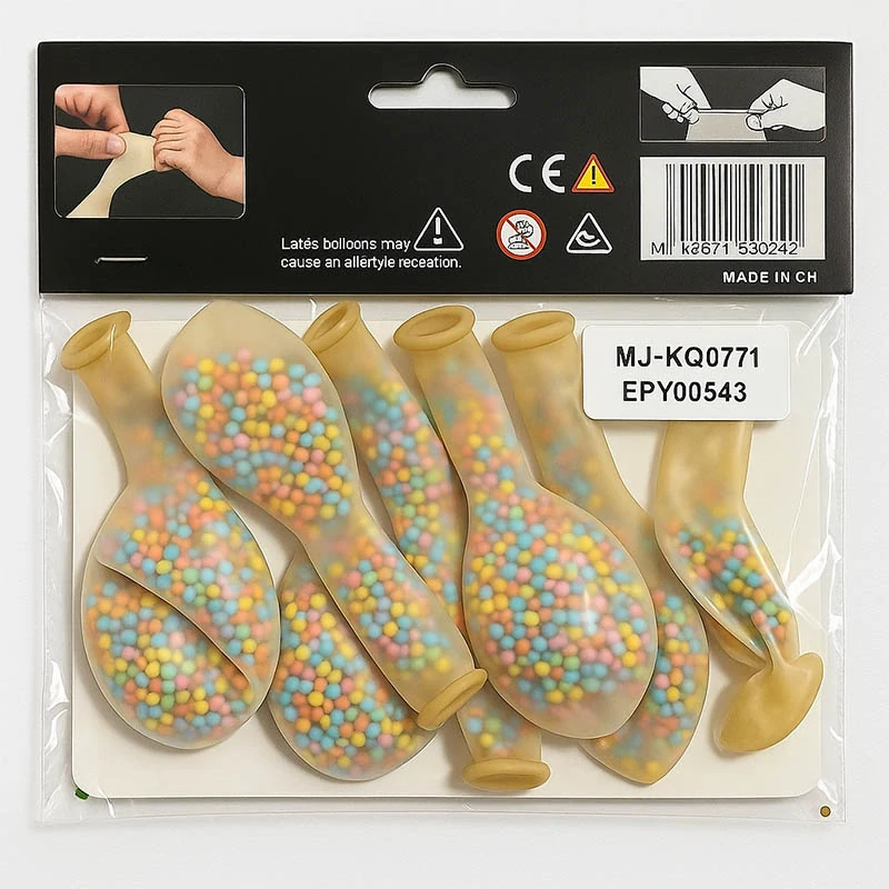 Sada balónov s guličkami - 10ks