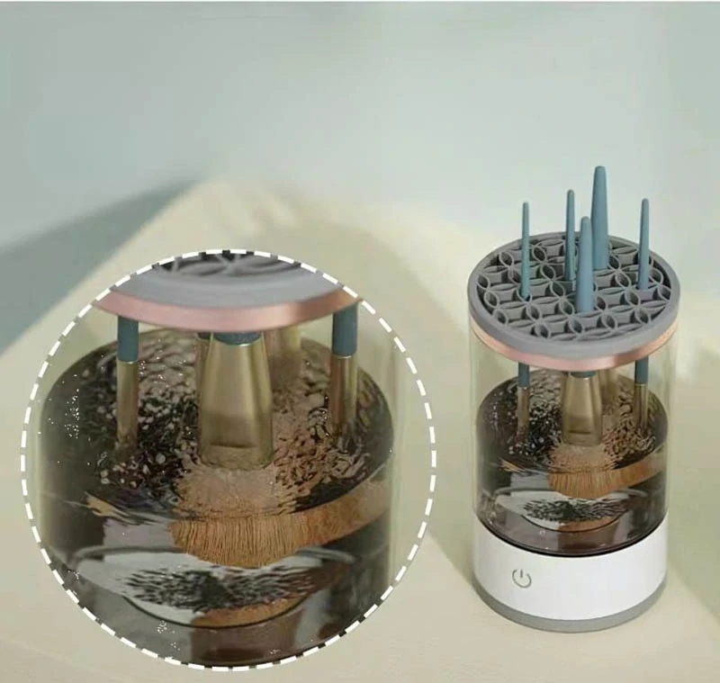 Elektrický čistič kozmetických štetcov a hubiek