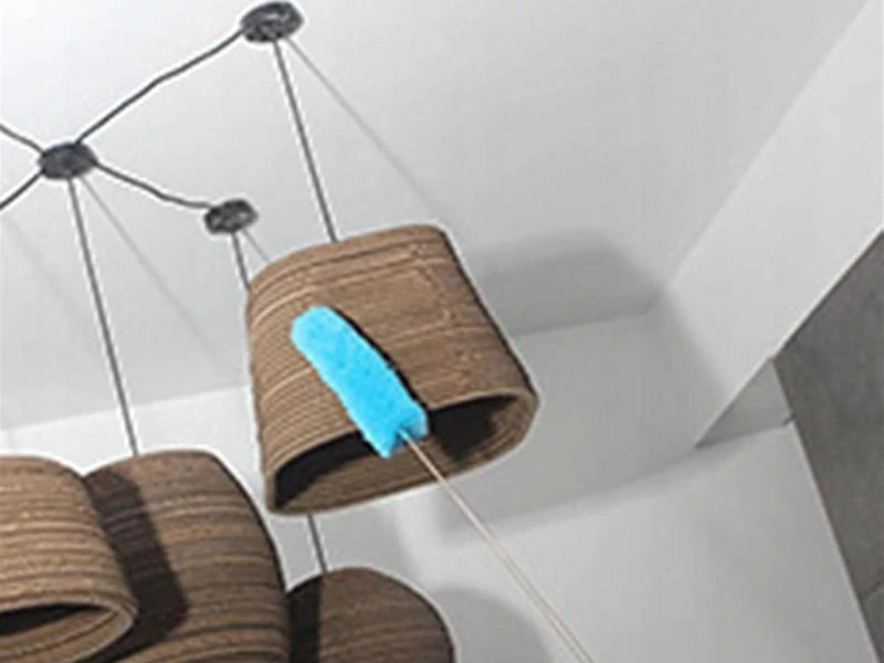 Teleskopický oprašovák modrý