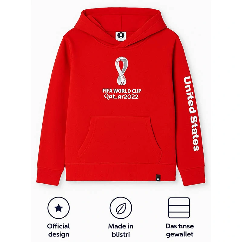 Mikina červená – USA: veľkosť XL