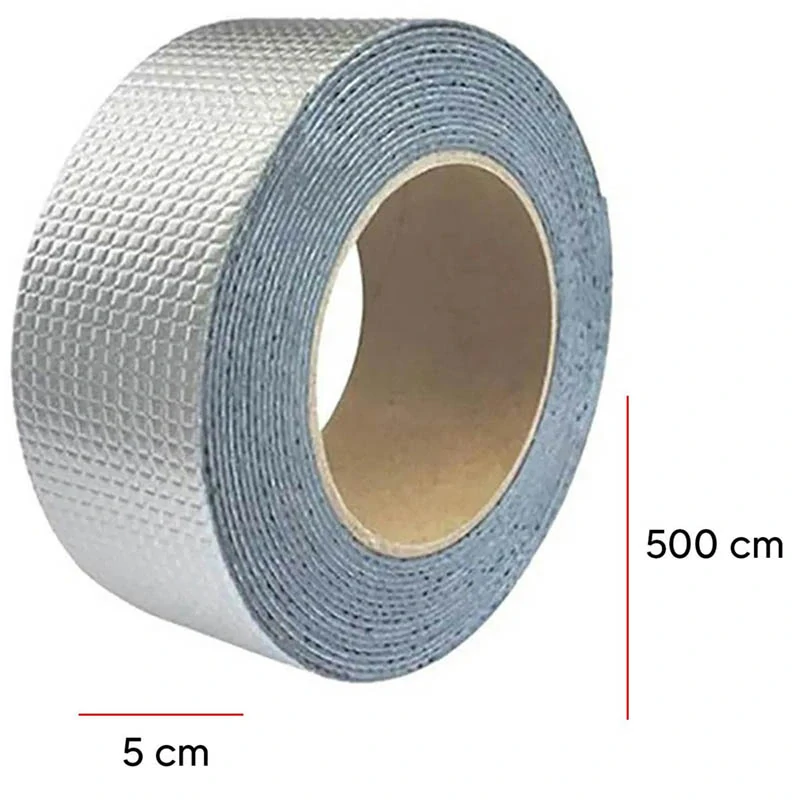 Butylová tesniaca páska s hliníkovou vrstvou 5 m × 5 cm