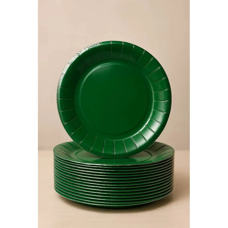 Perla Festa - Taniere párty zelené ø 24cm - 8ks