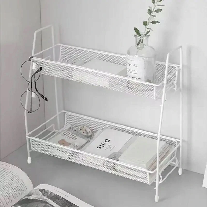 Kovový organizér 32 x 31 x 17cm biely