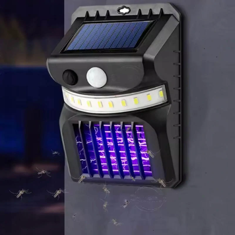 Solárna lampa s lapačom hmyzu