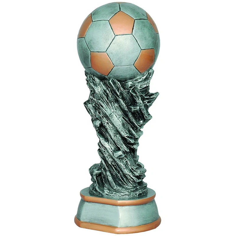 Futbal - Víťazná trofej na podstavci s vlastným textom: 30 cm
