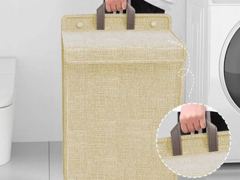 Závesný kôš na prádlo 30L béžový