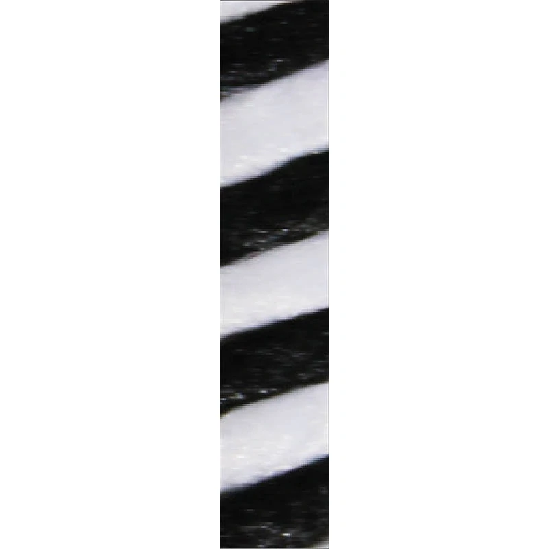 Šnúrka na medailu - biela/čierna: 800/3mm