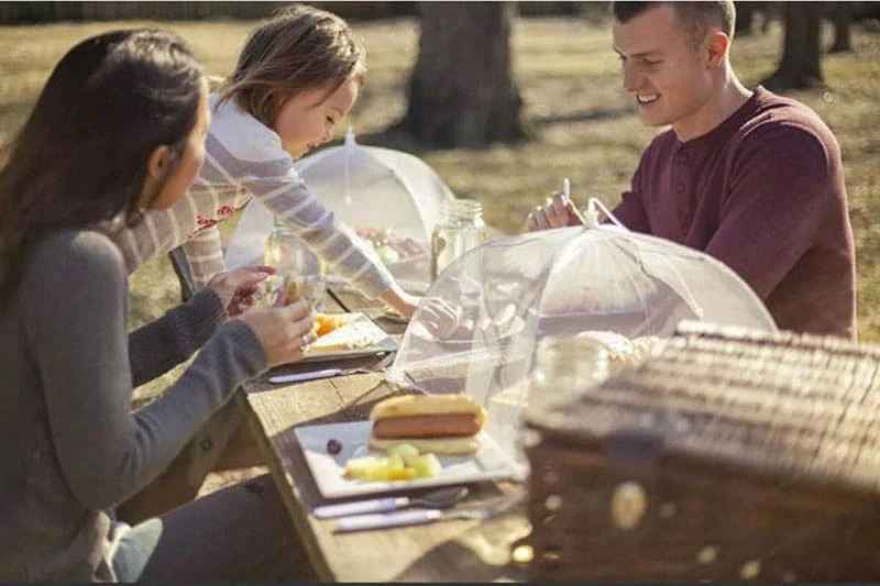 Ochranná sieťka na jedlo proti hmyzu 40cm biela