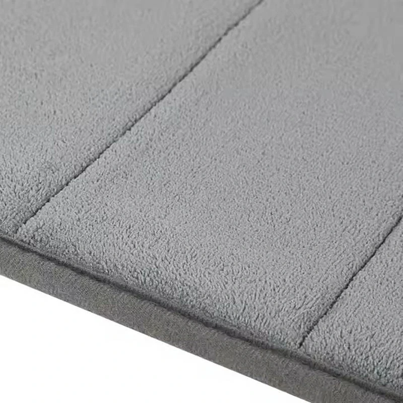 Protišmykový koberček do kúpeľne 40x60cm sivý