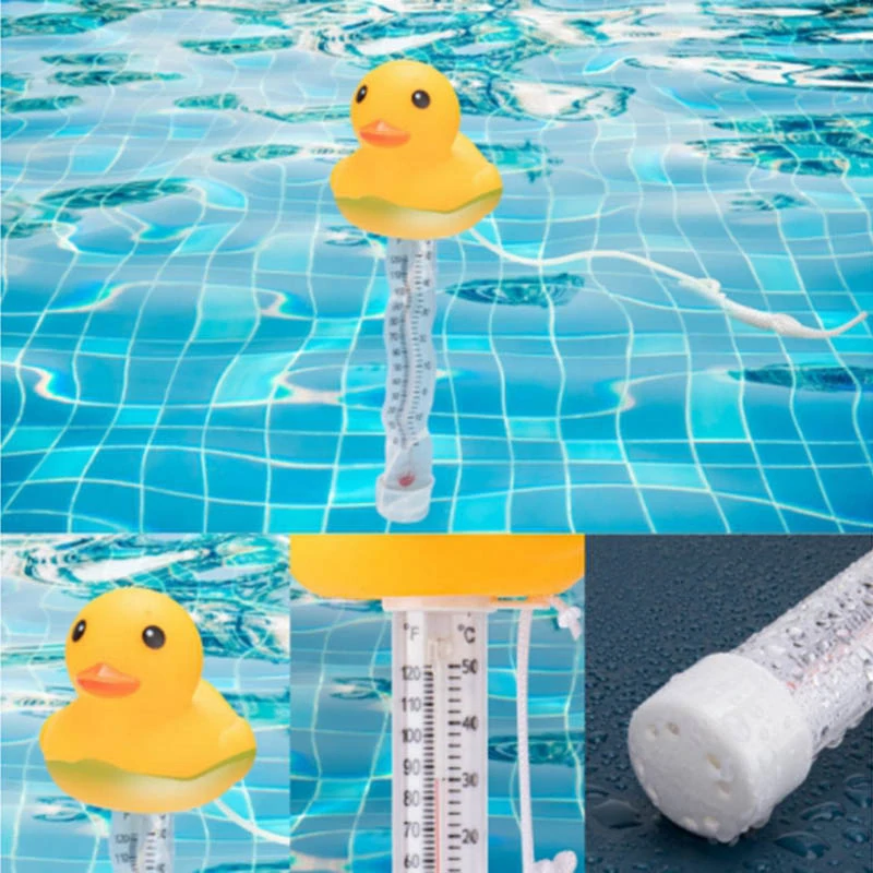 Plávajúci teplomer do bazéna Kačka