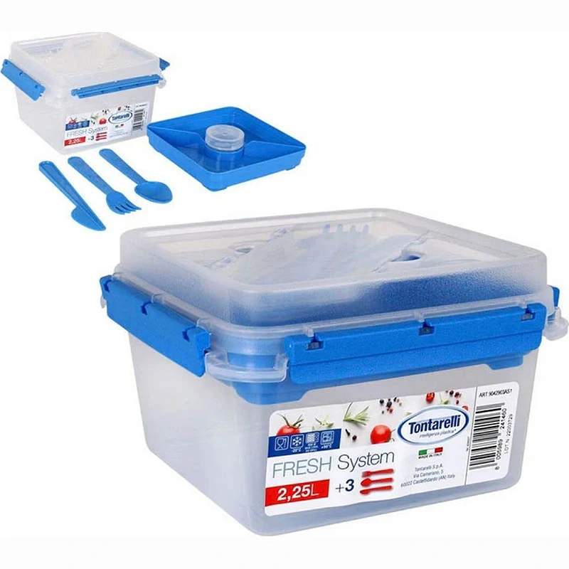 Tontarelli: Dóza na potraviny FRESH SYSTEM 2,25L – Nádoba s ventilom a príborom