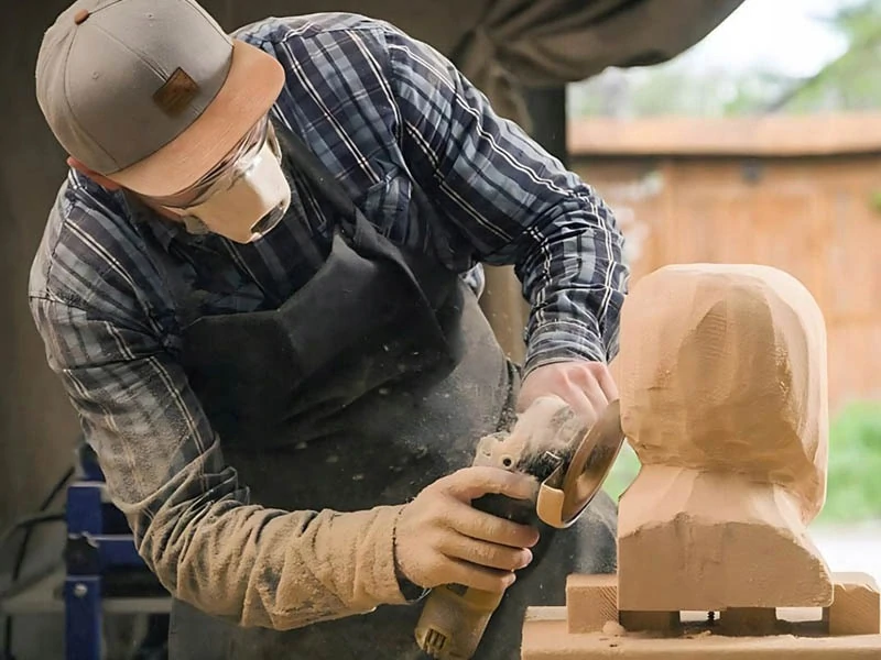 Brúsny kotúč na drevo čierny