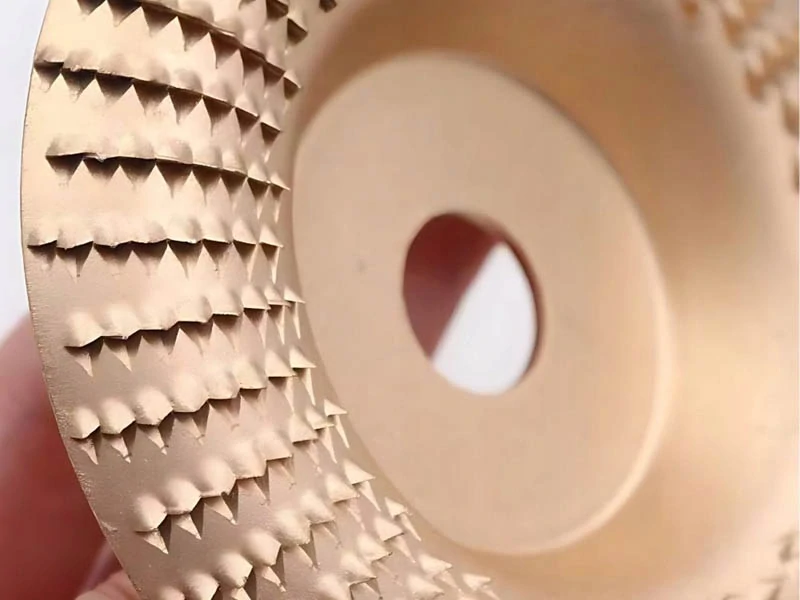 Brúsny kotúč na drevo zlatý