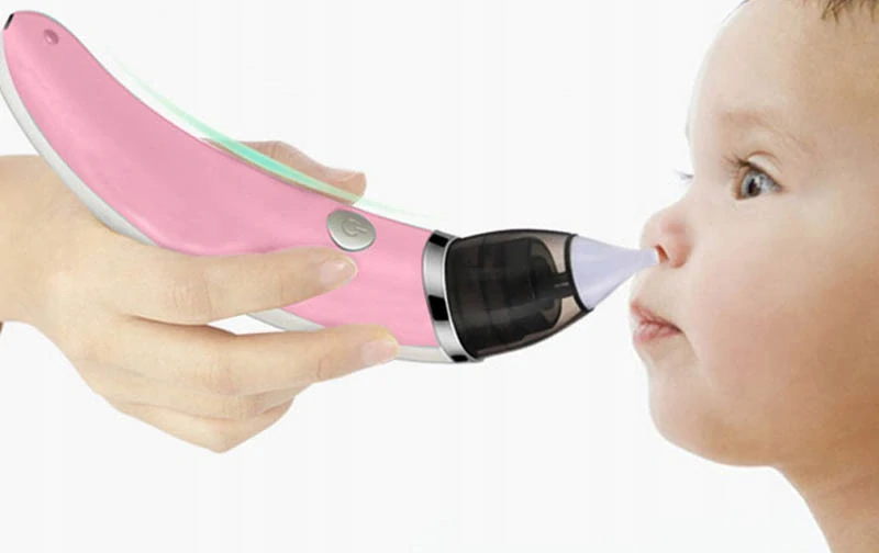 Detská nosová odsávačka ružová