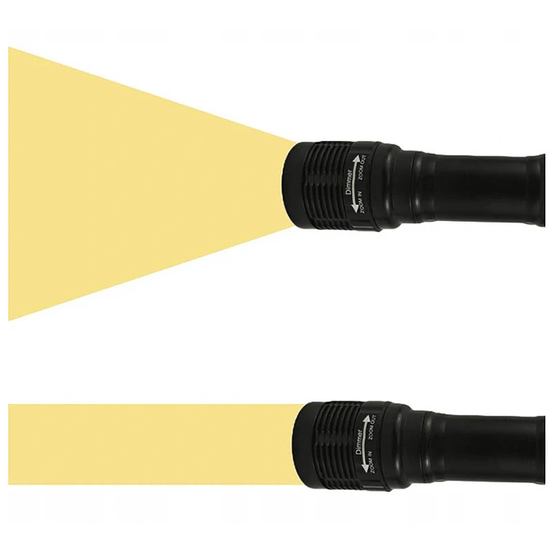 Vrecková LED baterka s funkciou zoomu – model MQ-D001