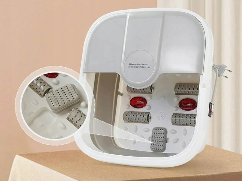 Masážna vanička na umývanie nôh s ohrevom