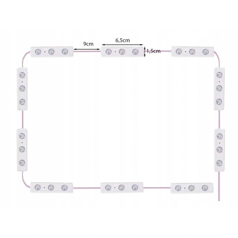 LED Osvetlenie na zrkadlo