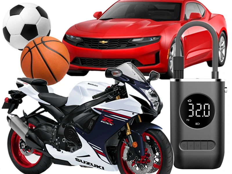 Kompresor na pneumatiky s displejom