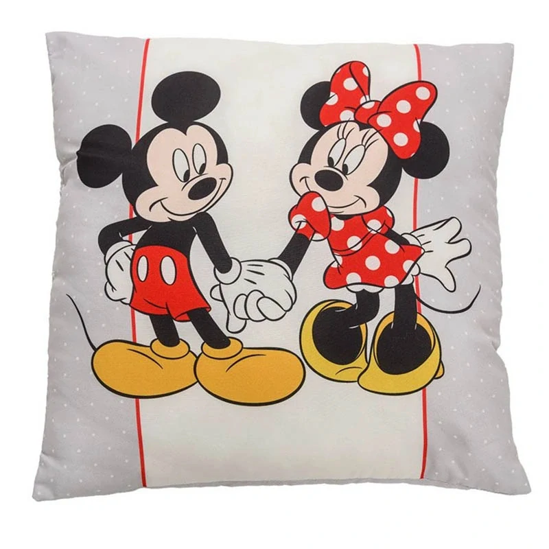 Dekoračné vankúše s motívom Mickey a Minnie Mouse 40×40 cm 