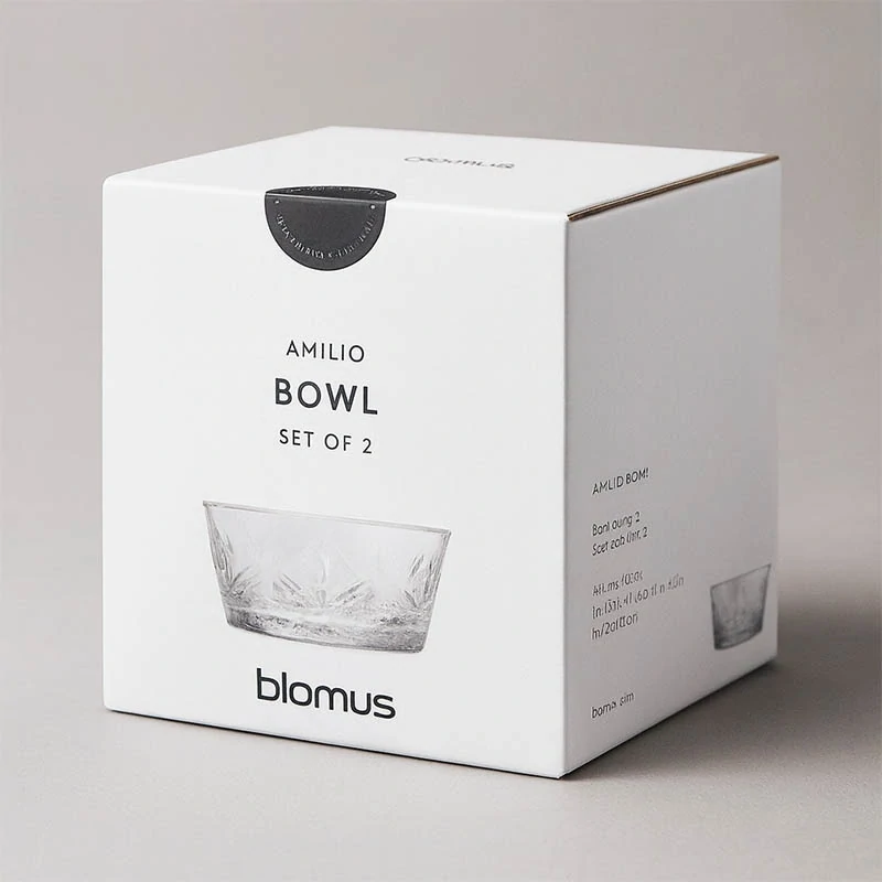 Sada 2 sklenených misiek 13 cm Blomus