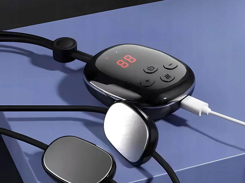 Elektrický masážny prístroj na krk a šiju s EMS a funkciou ohrevu