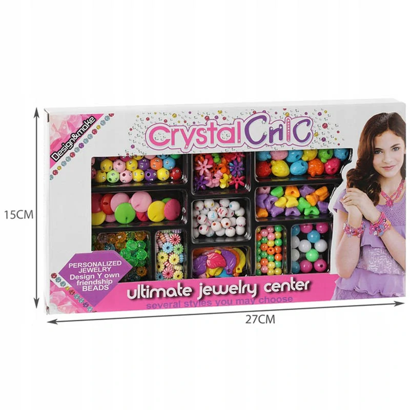 Zostava korálikov na výrobu bižutérie pre deti – kreatívny DIY set