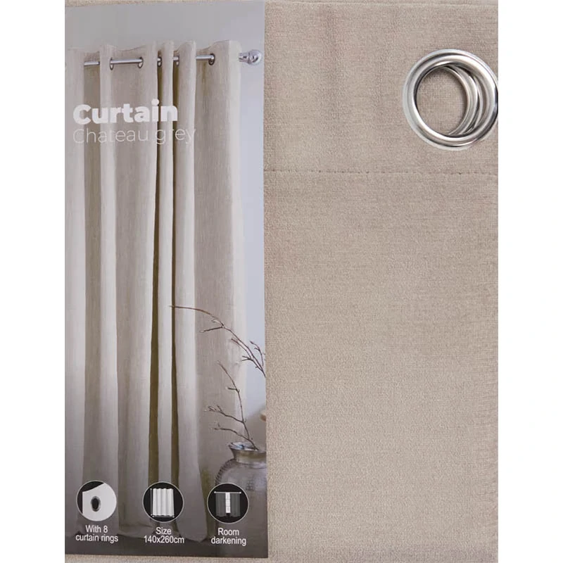 Zatemňovací záves Blackout Curtain 140 × 260 cm – sivý