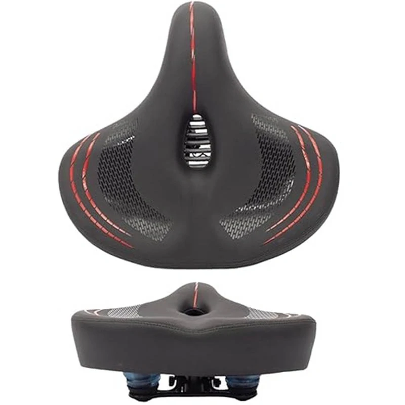 Veľké cyklistické sedlo XXL s odpružením