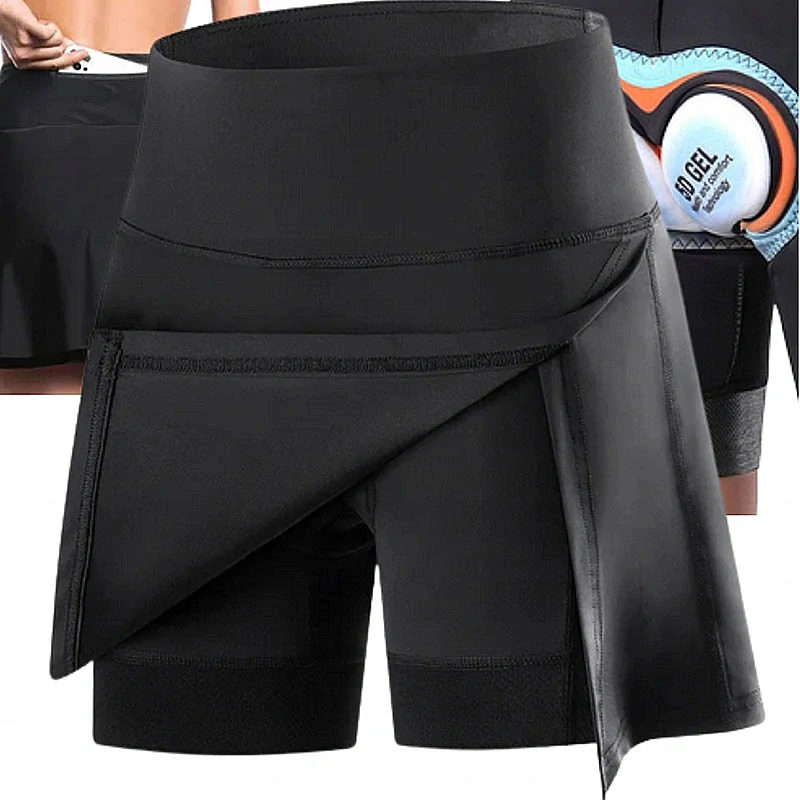 Dámske cyklistické šortky so sukňou veľkosť M