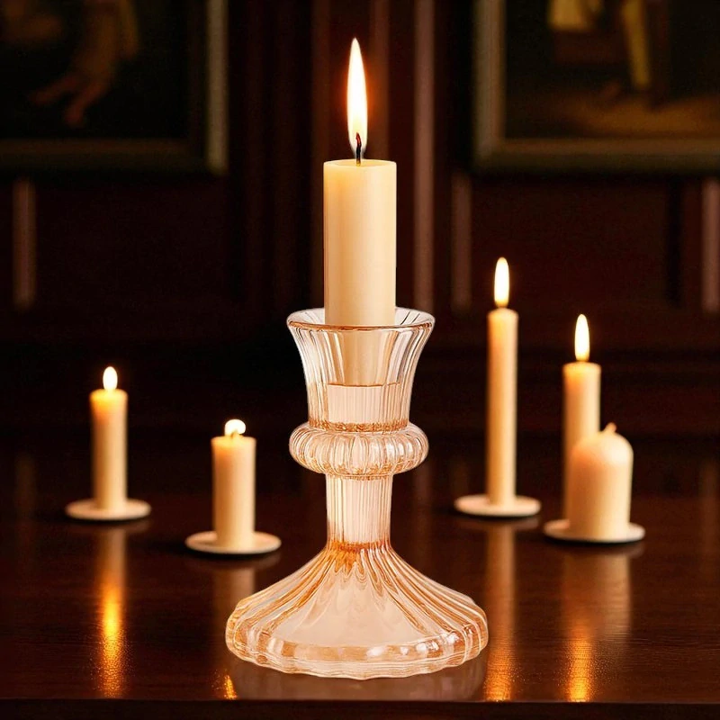 Sklenený svietnik Home Accents 11 cm