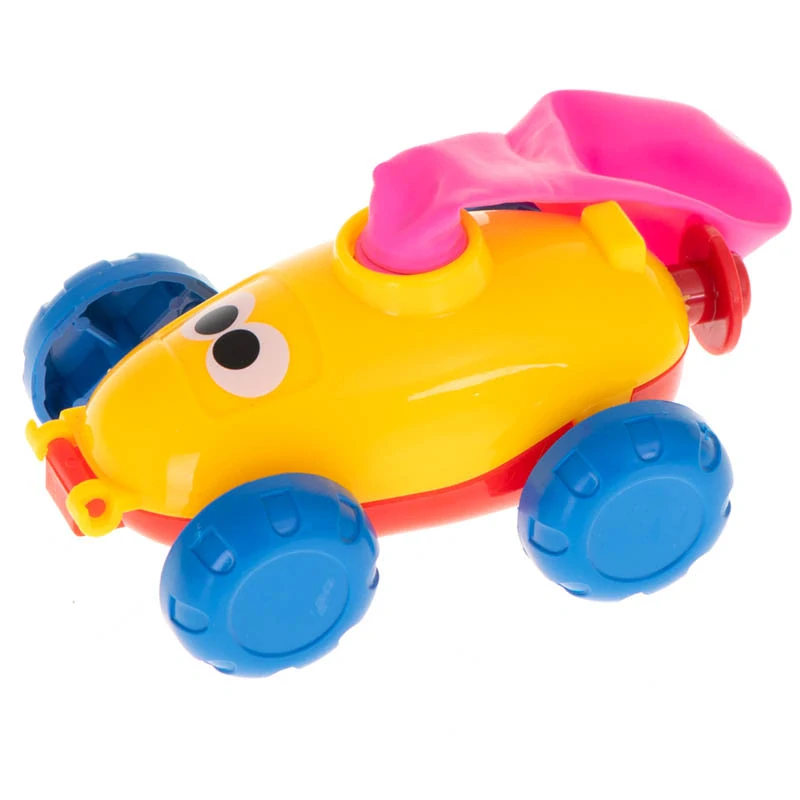 Aerodynamické autíčko s balónovým pohonom a pumpou XXL – 15 dielov