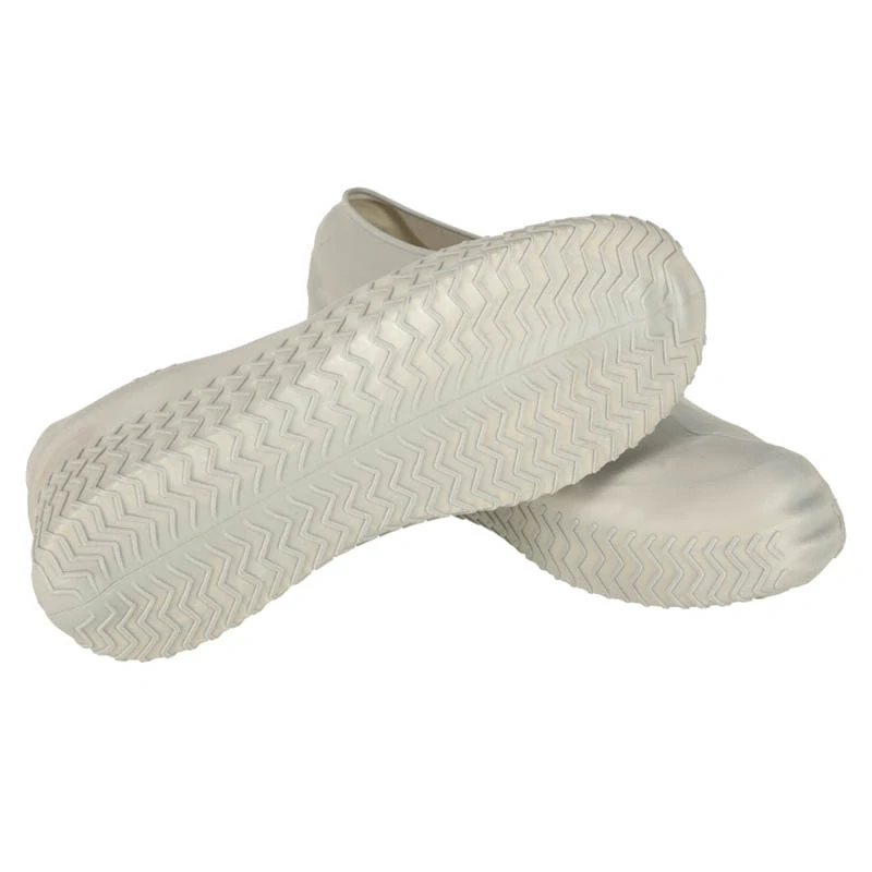 Nepremokavé návleky na topánky – silikónové ochranné čižmy M sivé (veľkosť 35–38)