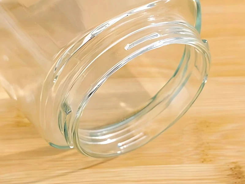 Sklenená kuchynská dóza na koreniny s rúčkou a lyžičkou 300 ml