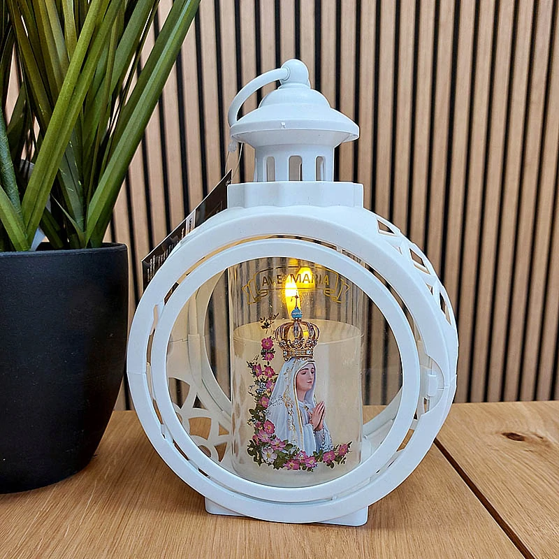 LED sviečka AVE MARIA 12,5 × 7,5 cm – dekoratívny elektrický kahancek s efektom plameňa