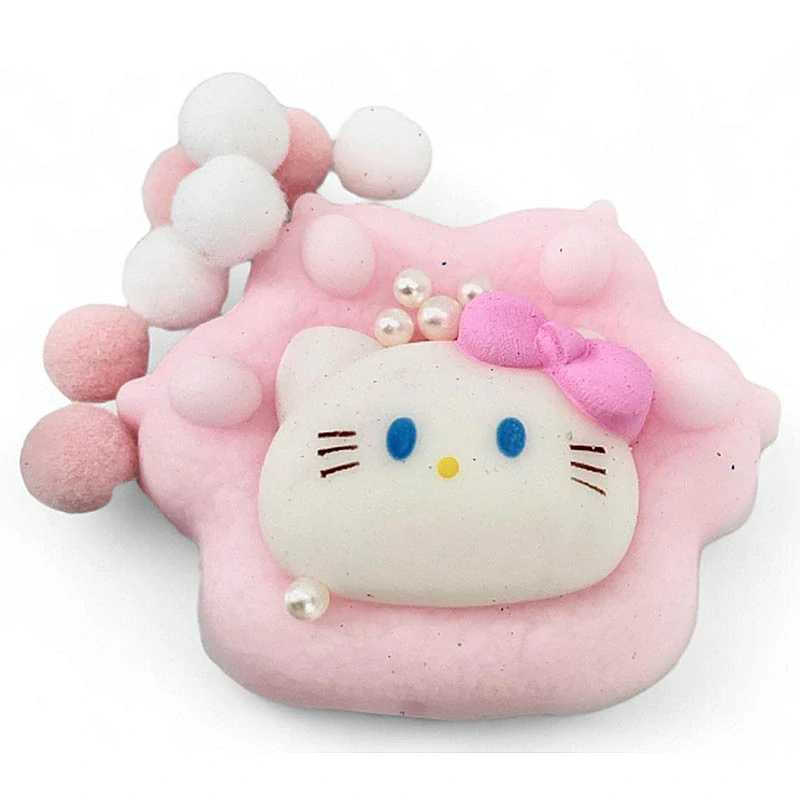 Antistresová hračka – biela mačička