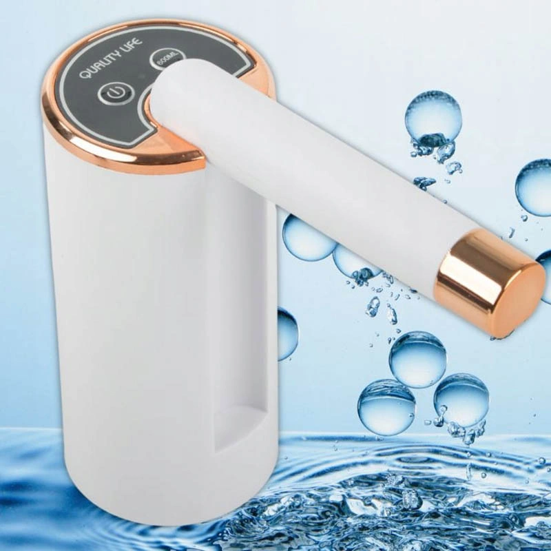 Elektrická pumpa na fľašu na vodu USB biela