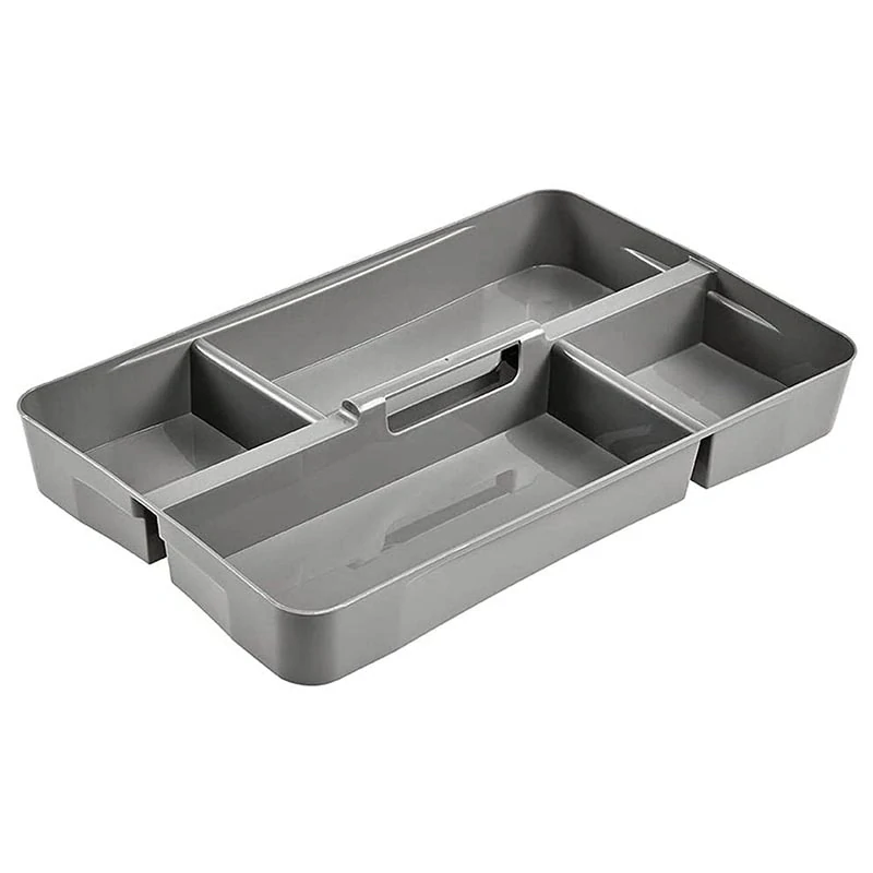 Organizér do zásuvky sivý 26 × 17 × 3,2 cm